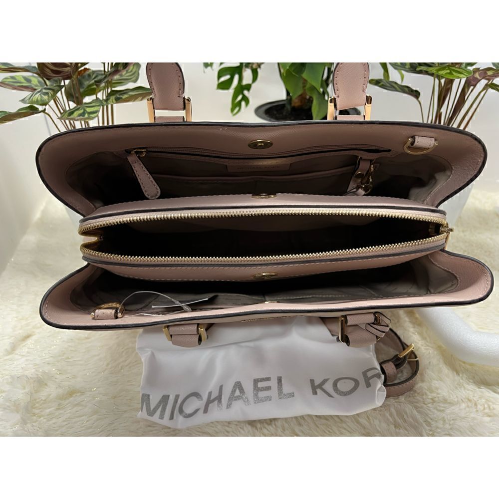 🔥🎁NWT! Michael Kors SAVANNAH Satchel Handbag - Picture 5 of 7